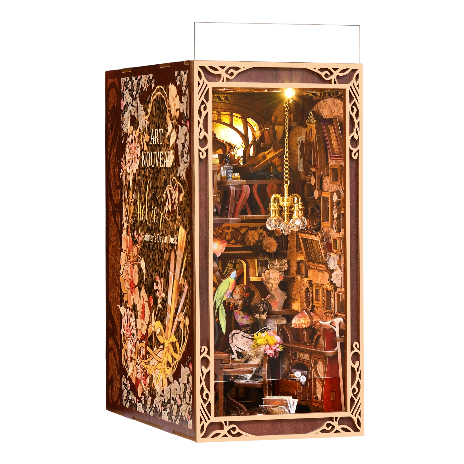 Painter's Day at Dusk - DIY Book Nook Kit - NookFan
