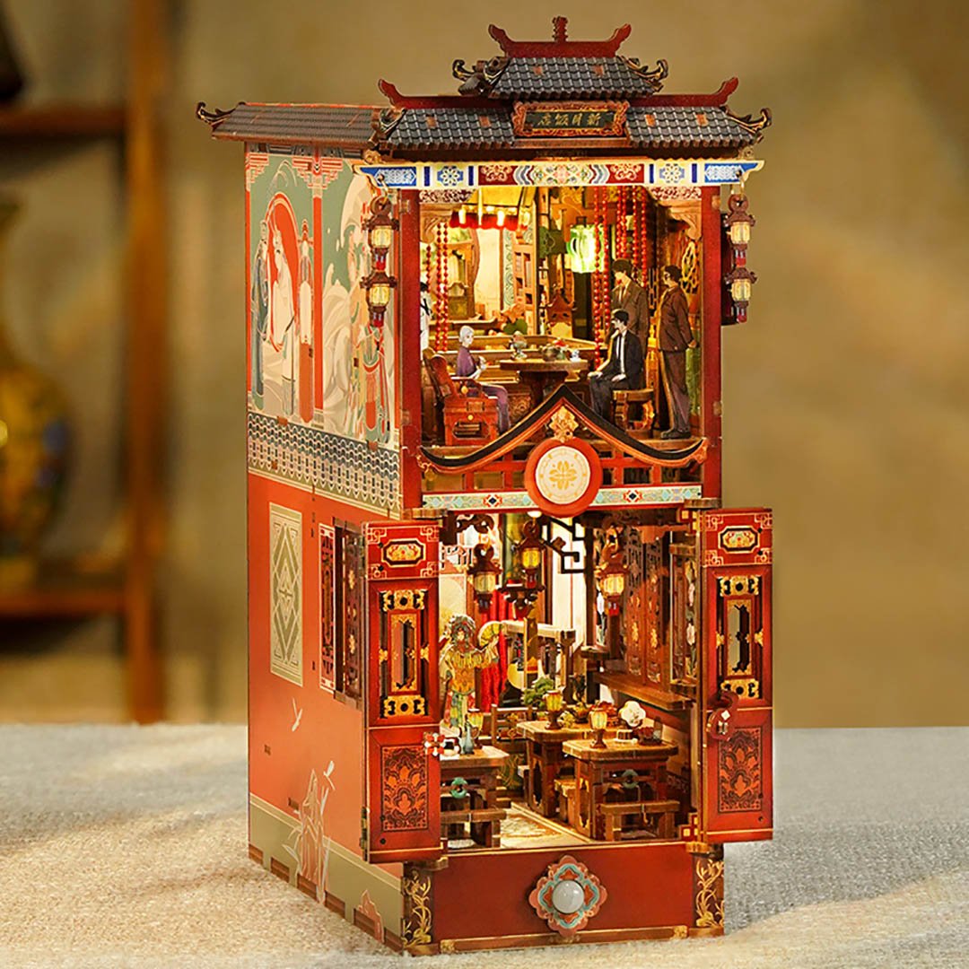 Crescent Moon Restaurant - Luxury DIY Book Nook Kit - NookFan
