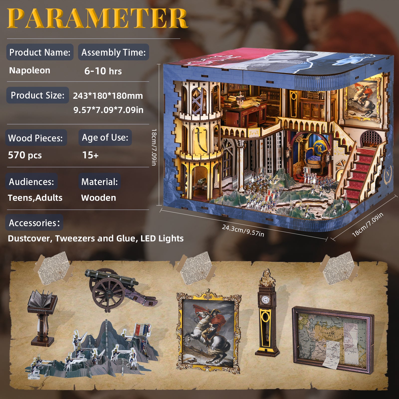 Napoleon Max - DIY Book Nook Kit - NookFan