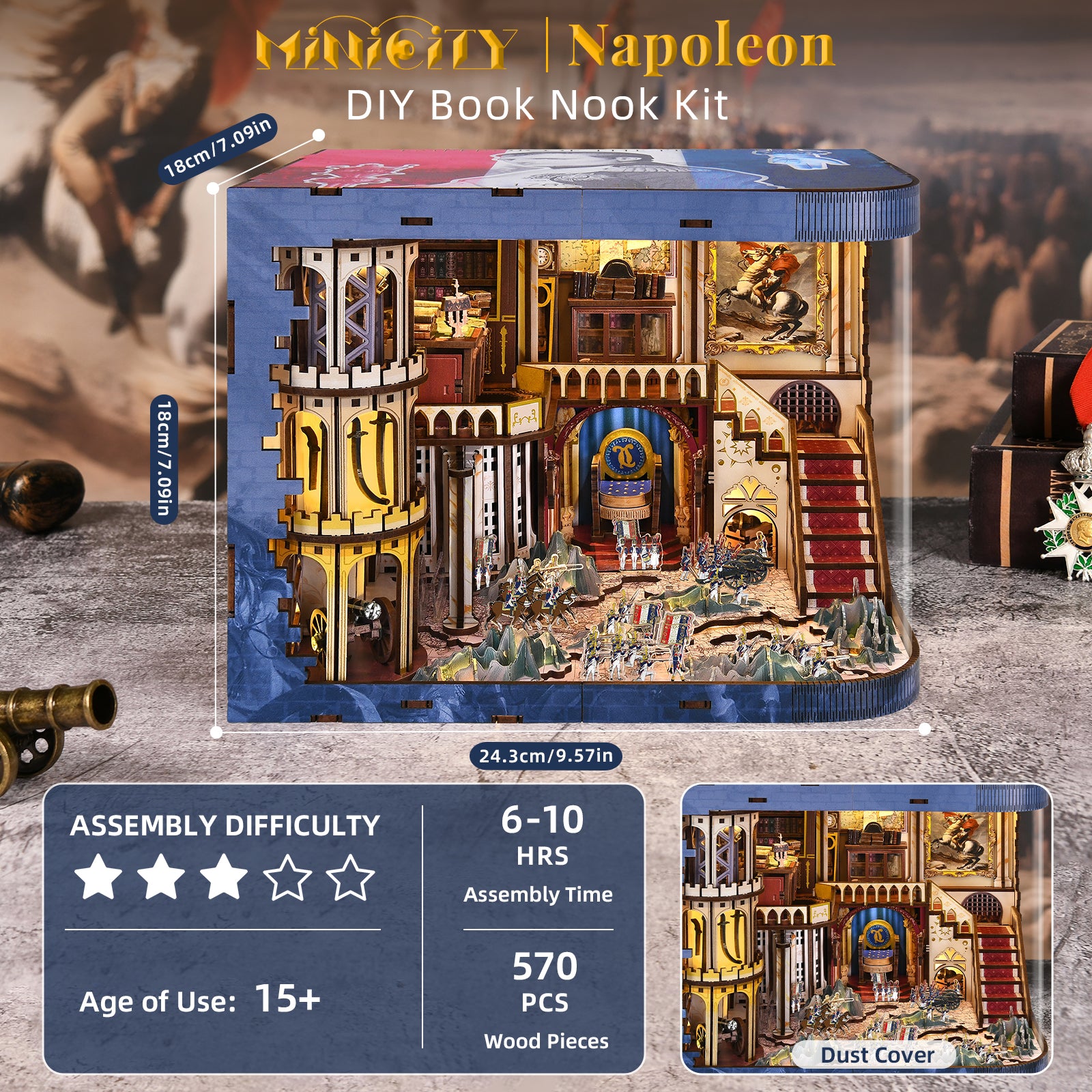 Napoleon Max - DIY Book Nook Kit - NookFan