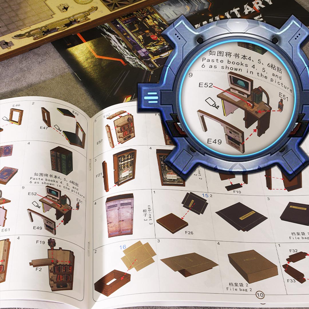 Tactical Command Military Base - DIY Book Nook Kit - NookFan