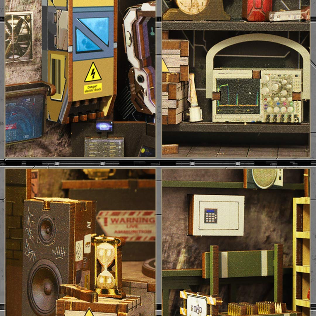Tactical Command Military Base - DIY Book Nook Kit - NookFan
