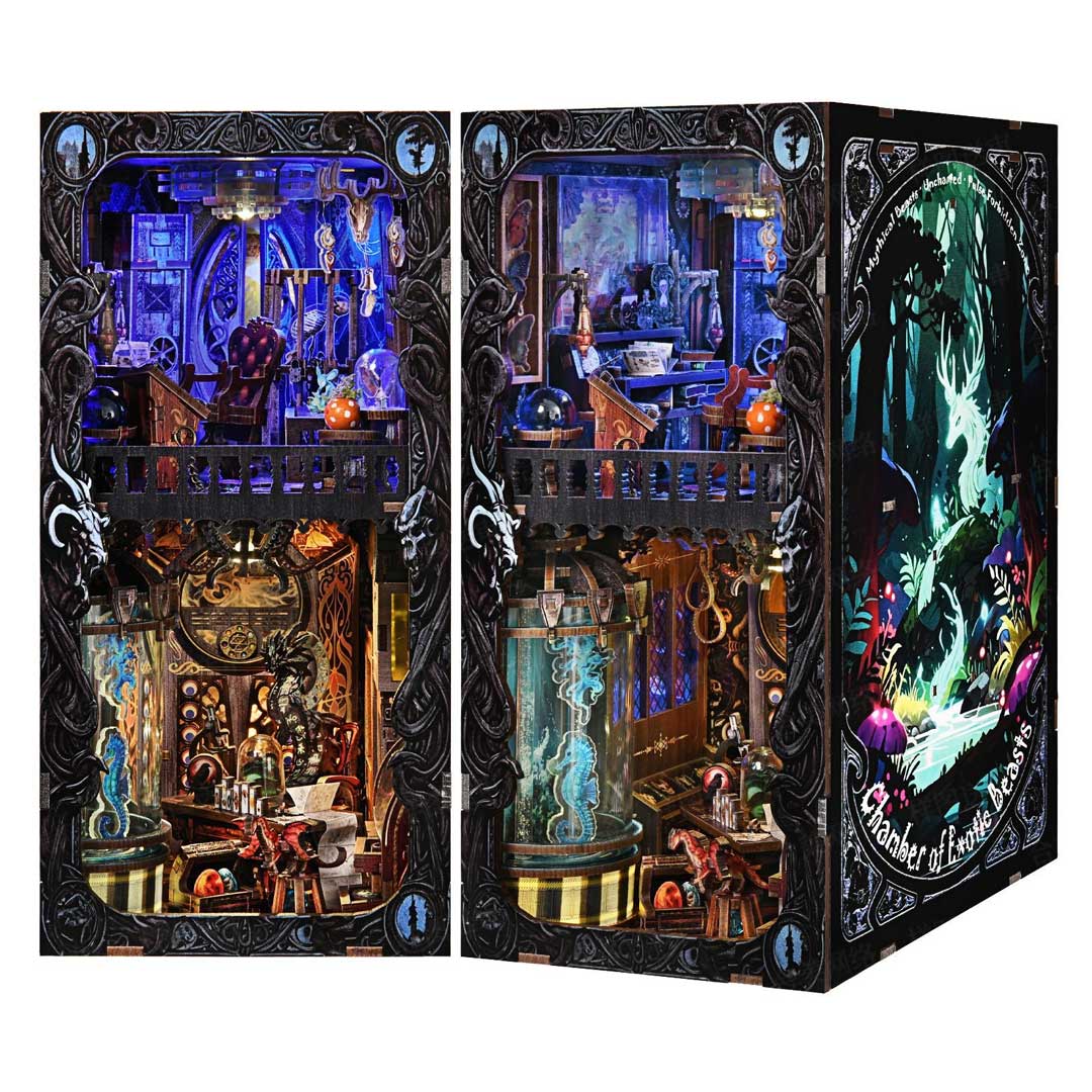 Chamber of Exotic Beasts - DIY Book Nook Kit - NookFan