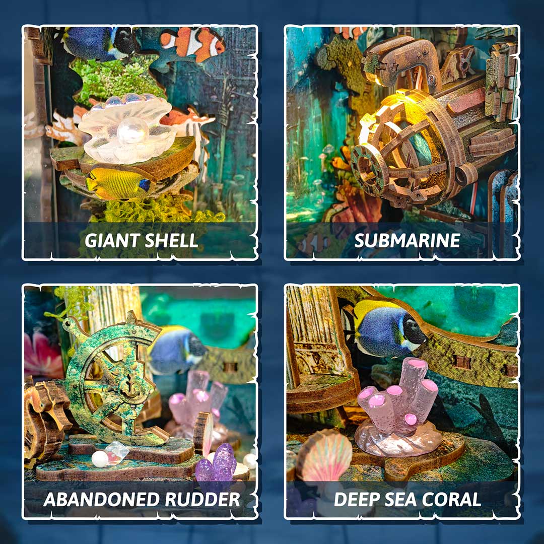 Atlantis Deep Sea DIY Book Nook - NookFan