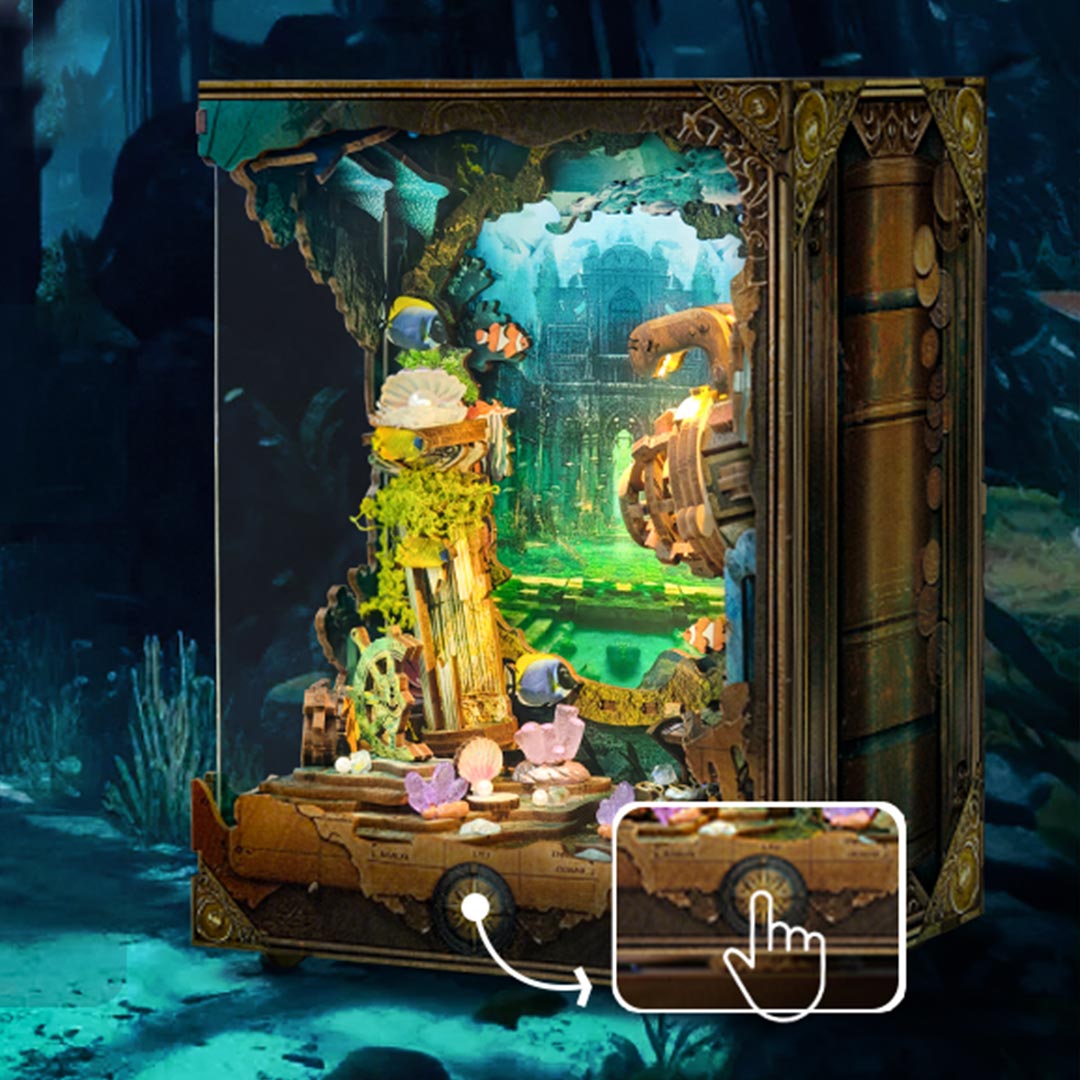 Atlantis Deep Sea DIY Book Nook - NookFan