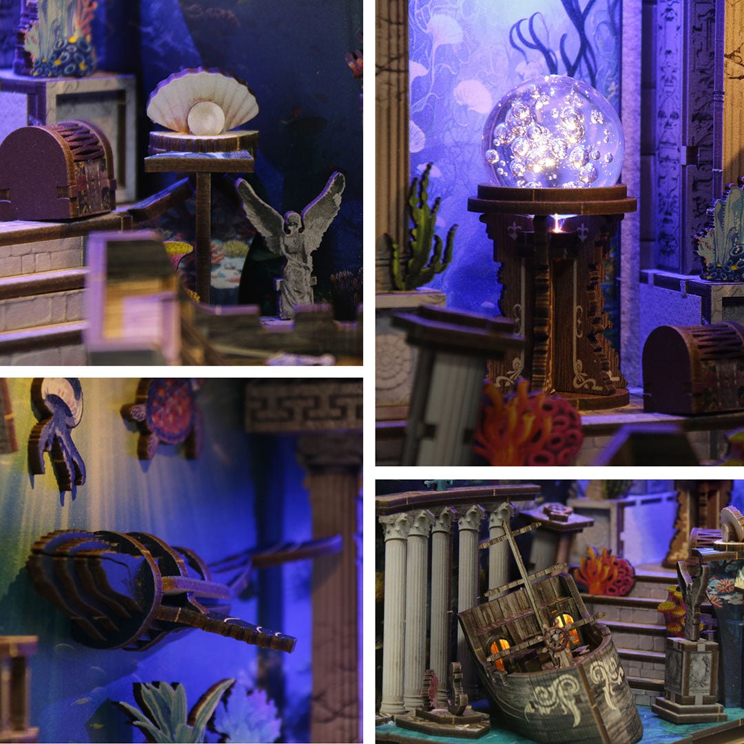 Riddle On The Seabed DIY Book Nook Kit - NookFan