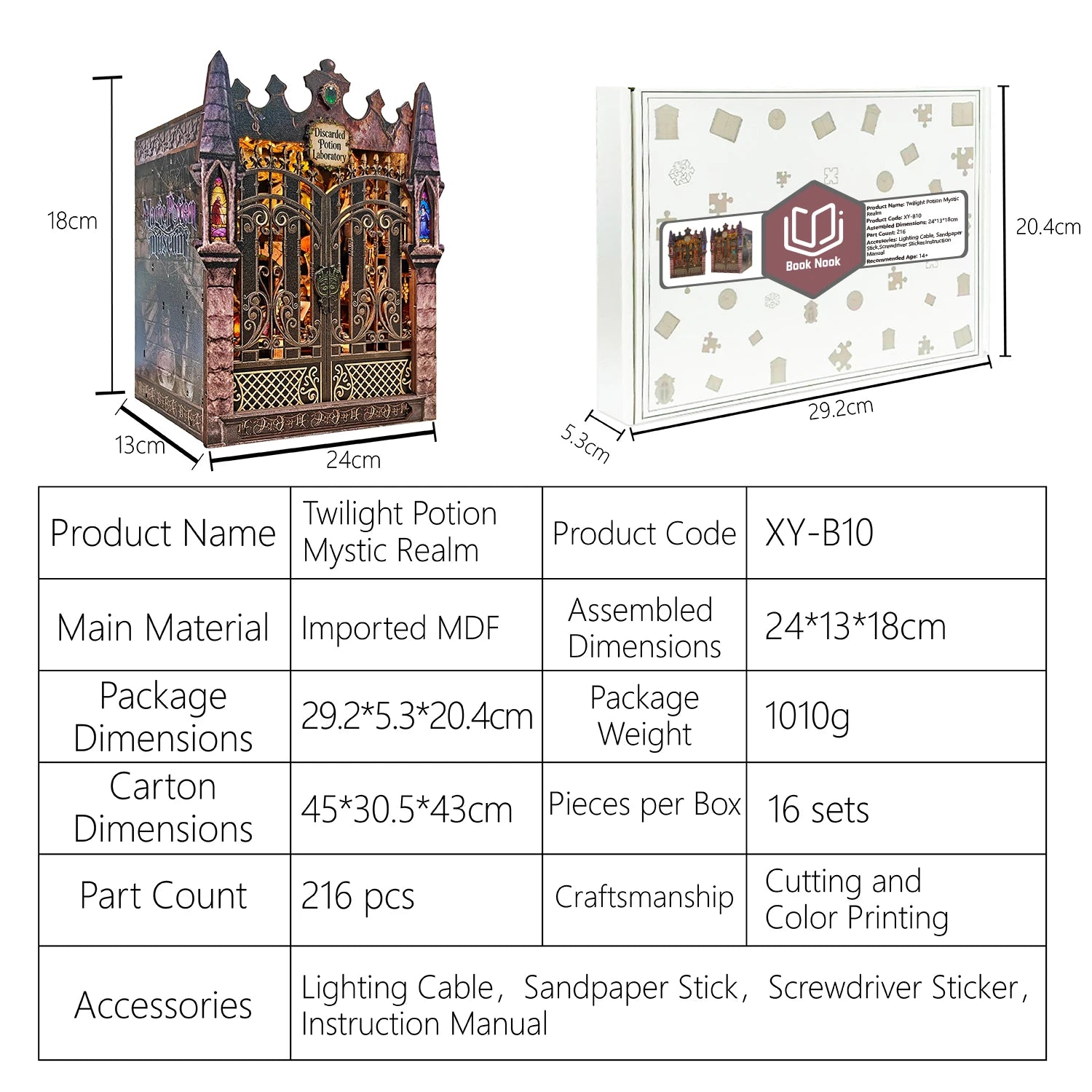 Twilight Potion Mystic Realm Book Nook Kit - NookFan