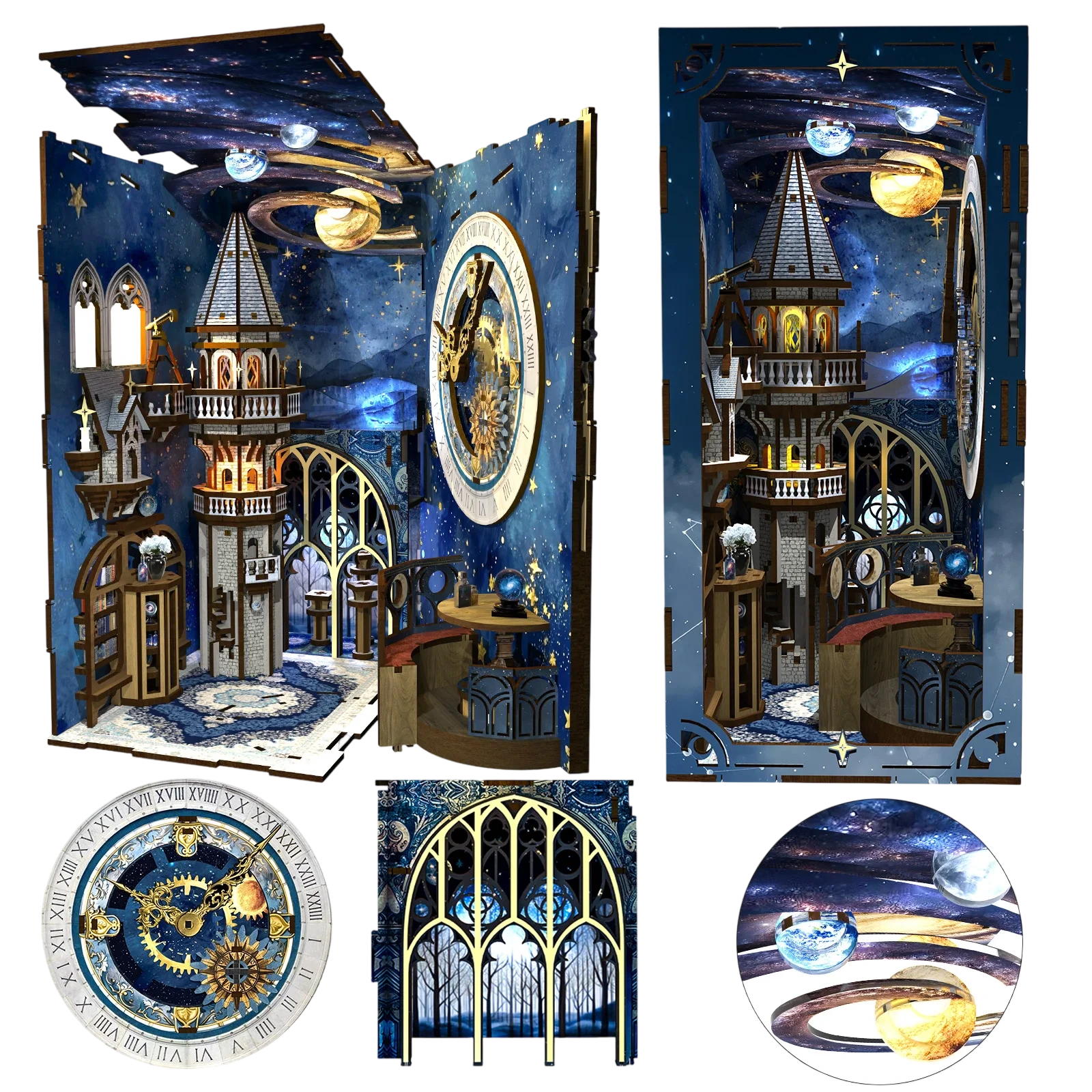 Stellar Castle - DIY Book Nook Kit - NookFan