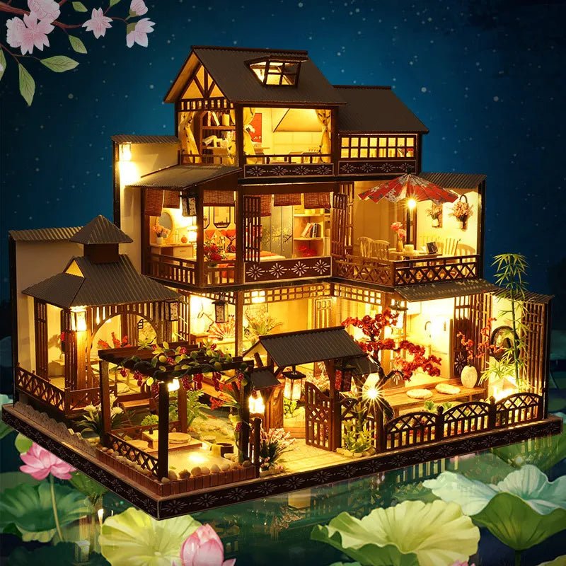 Japanese Garden - DIY Wooden Cottage Kit - NookFan
