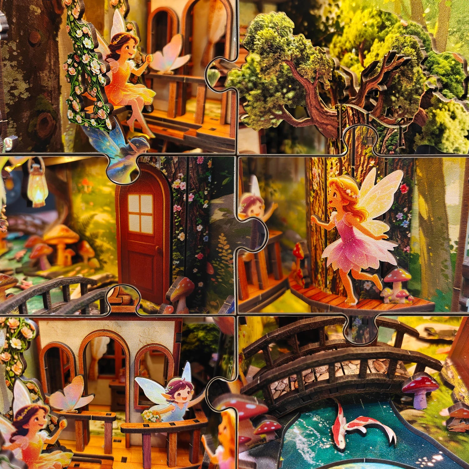 Secret Realm Of Green Sprites Book Nook Kit