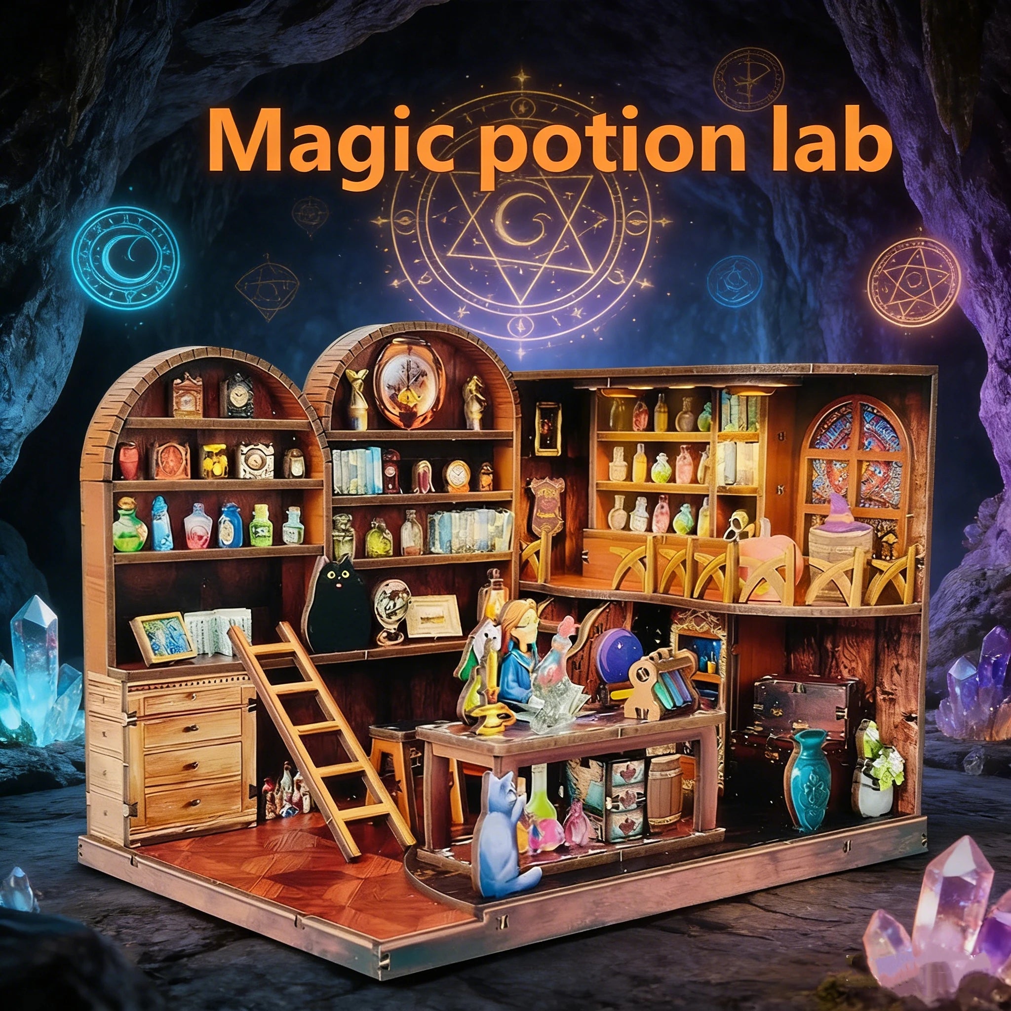 Magic Potion Lab - Mini Book Nook Kit
