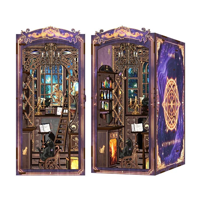 Meow witch magic room - DIY Book Nook Kit - NookFan
