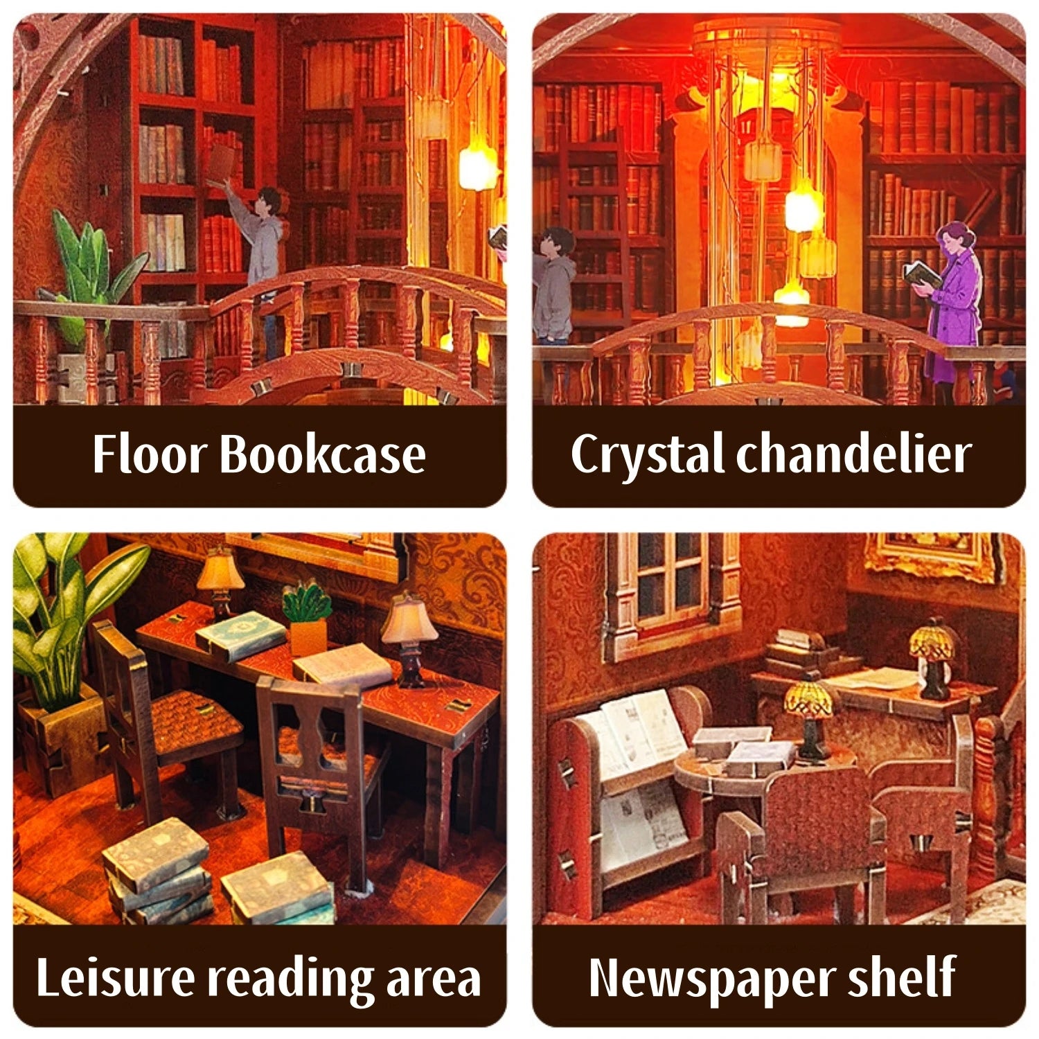 Yunxiang Library - DIY Book Nook Kit