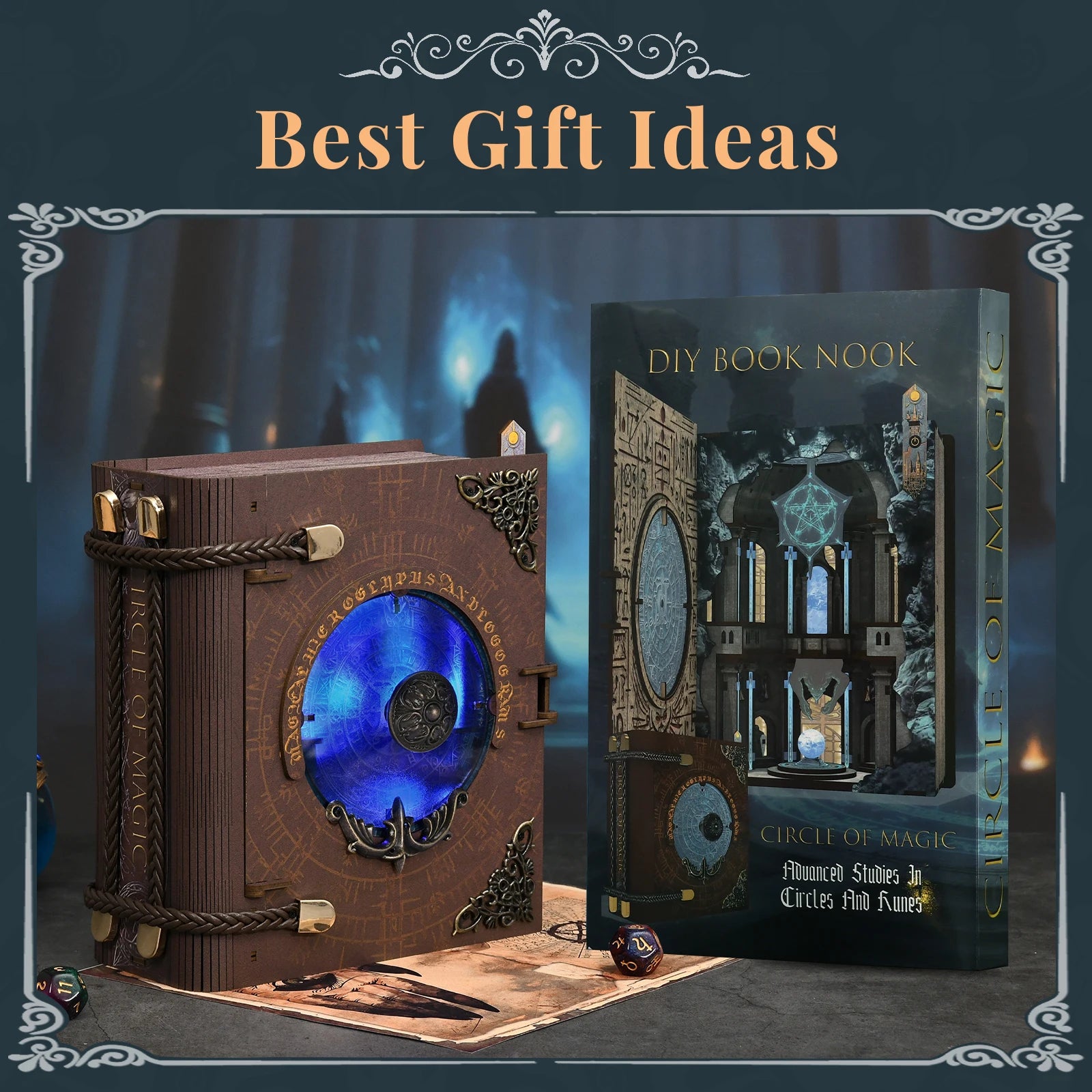 Circle of Magic DIY Book Nook Kit - Miniature with LED - NookFan