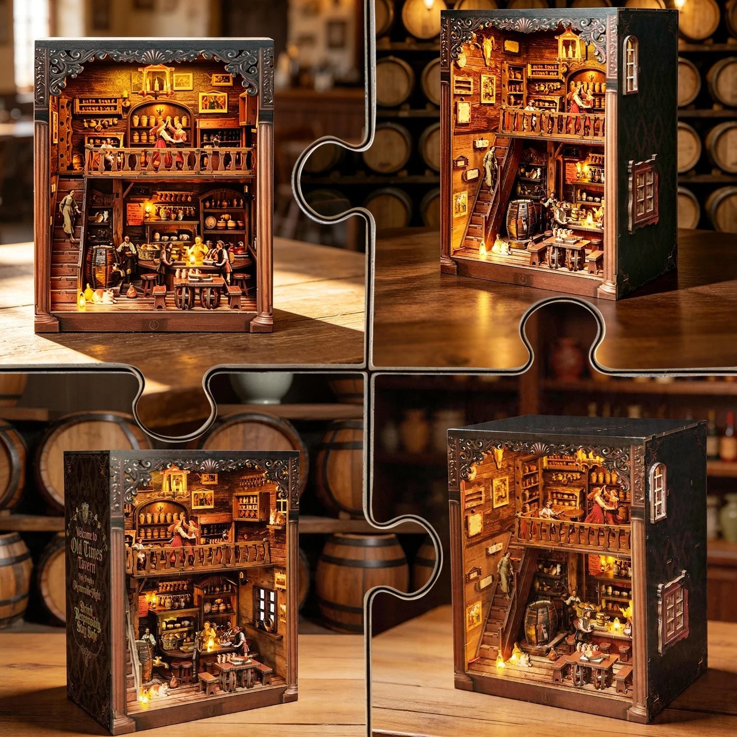 Old Time Tarvern Mini Book Nook Kit - NookFan