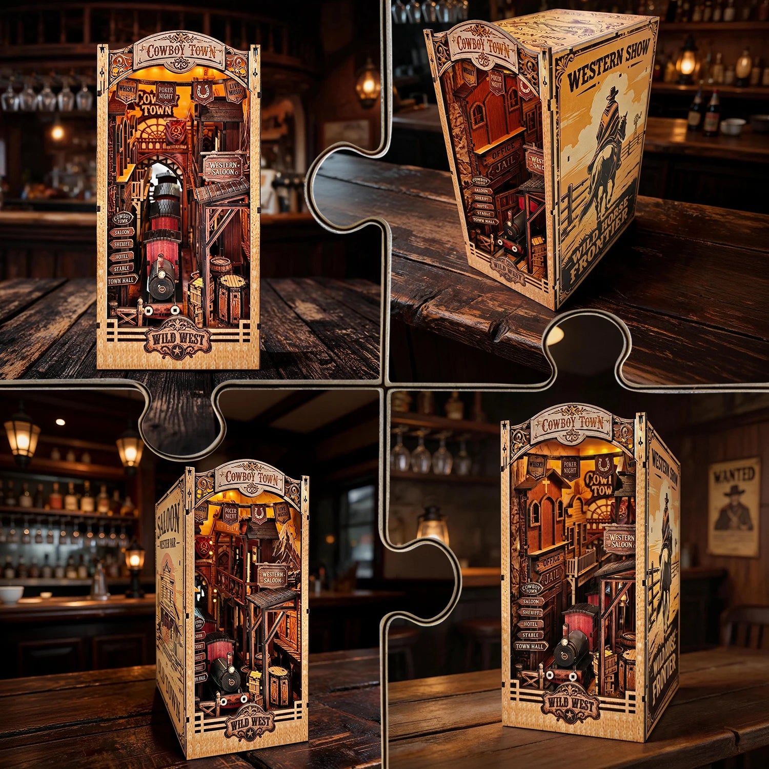 Desert Railway Town Book Nook Kit