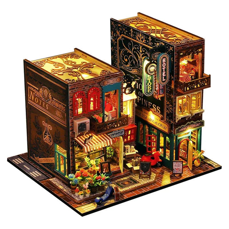 Scarborough - DIY Miniature Wooden Cabin Kit - NookFan