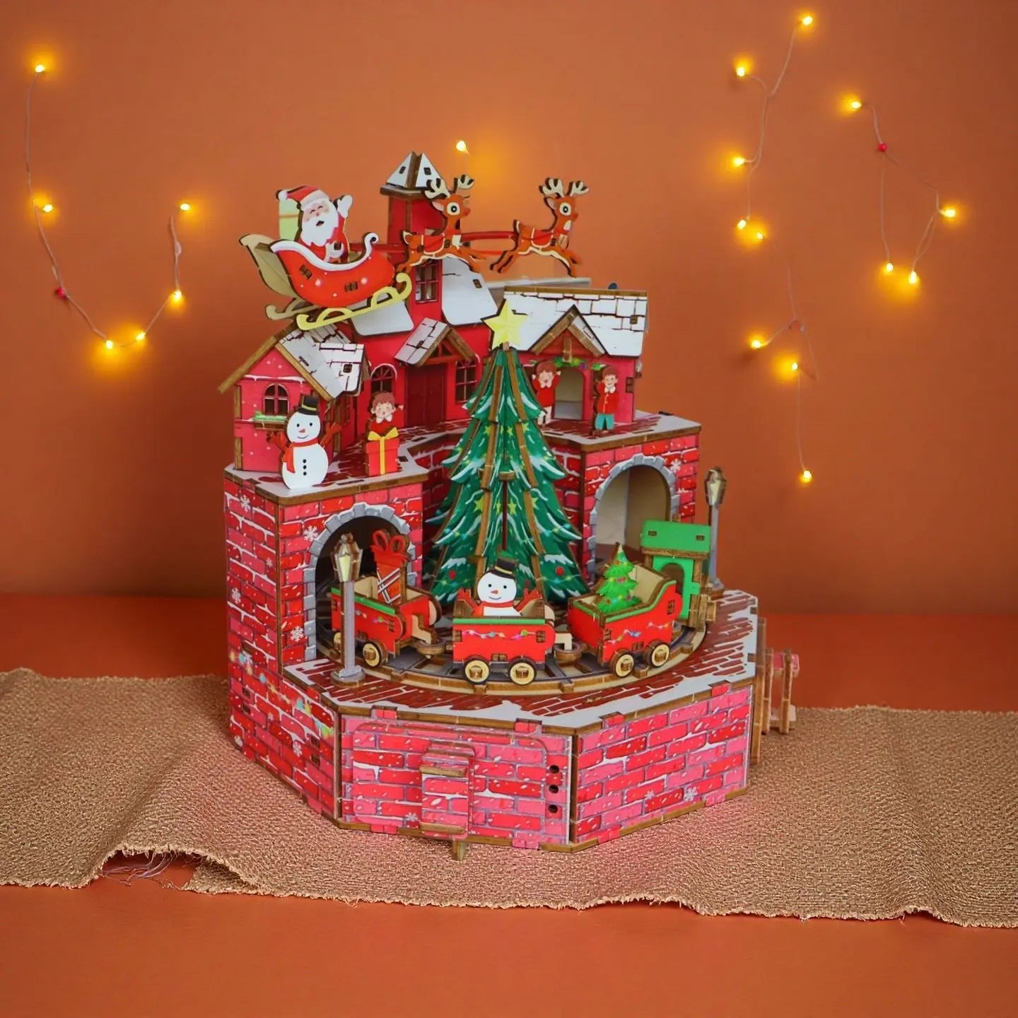 Christmas Train Music Box DIY Craft Kit - NookFan