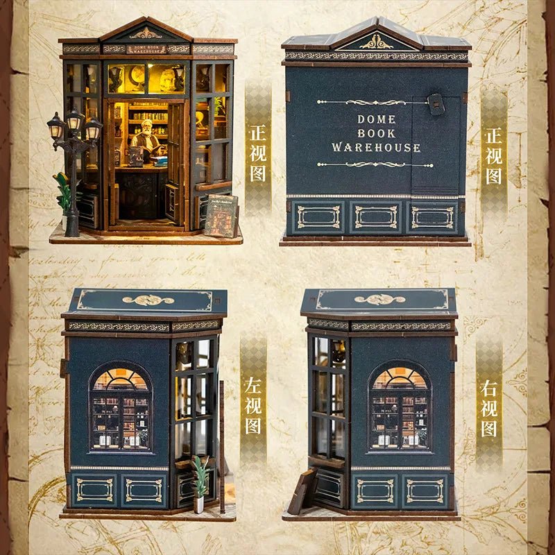 Dome Book Warehouse - DIY Miniature House Kit - NookFan