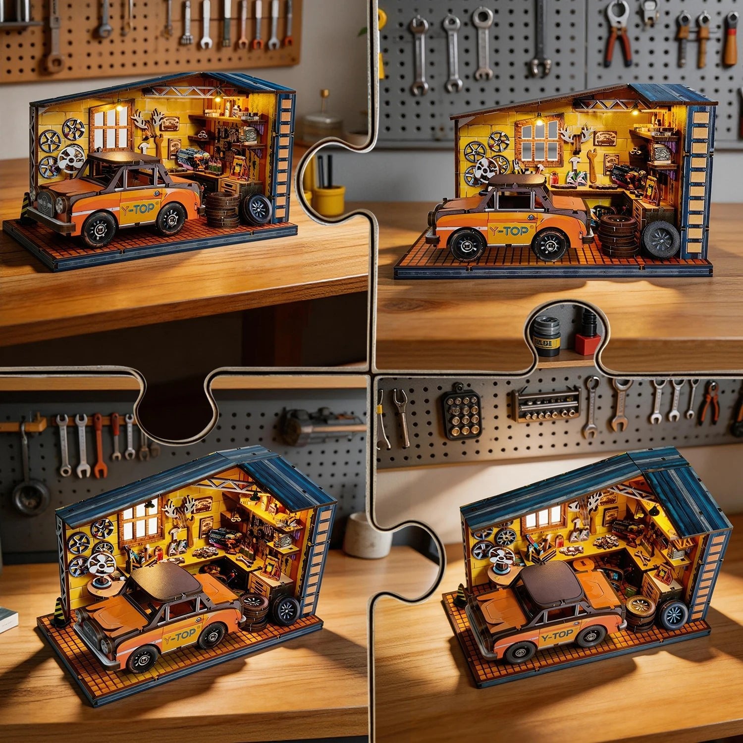 Dreamride Auto Workshop - Mianiature House Kit - NookFan