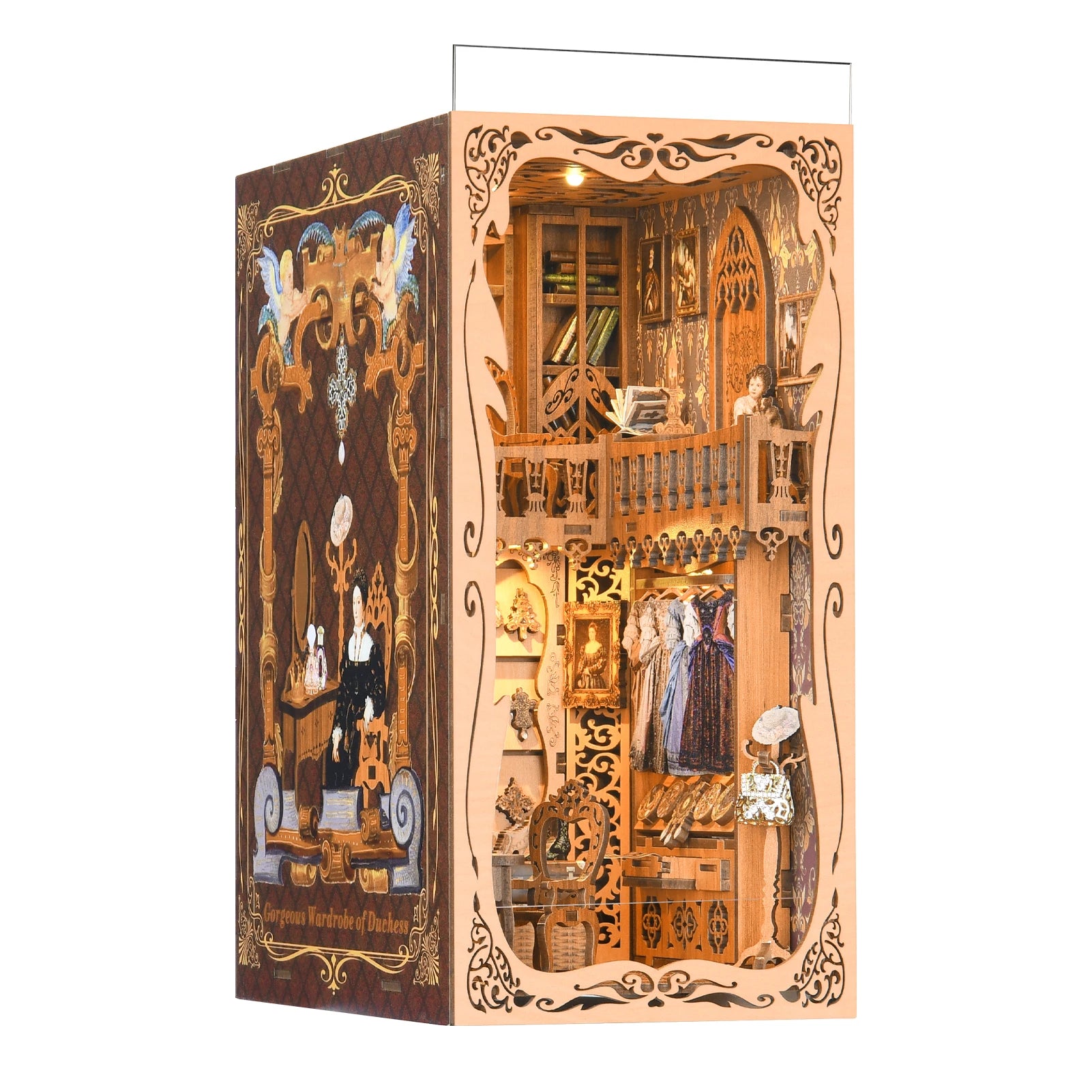 Wardrobe of Duchess - Diy book nook kit - NookFan