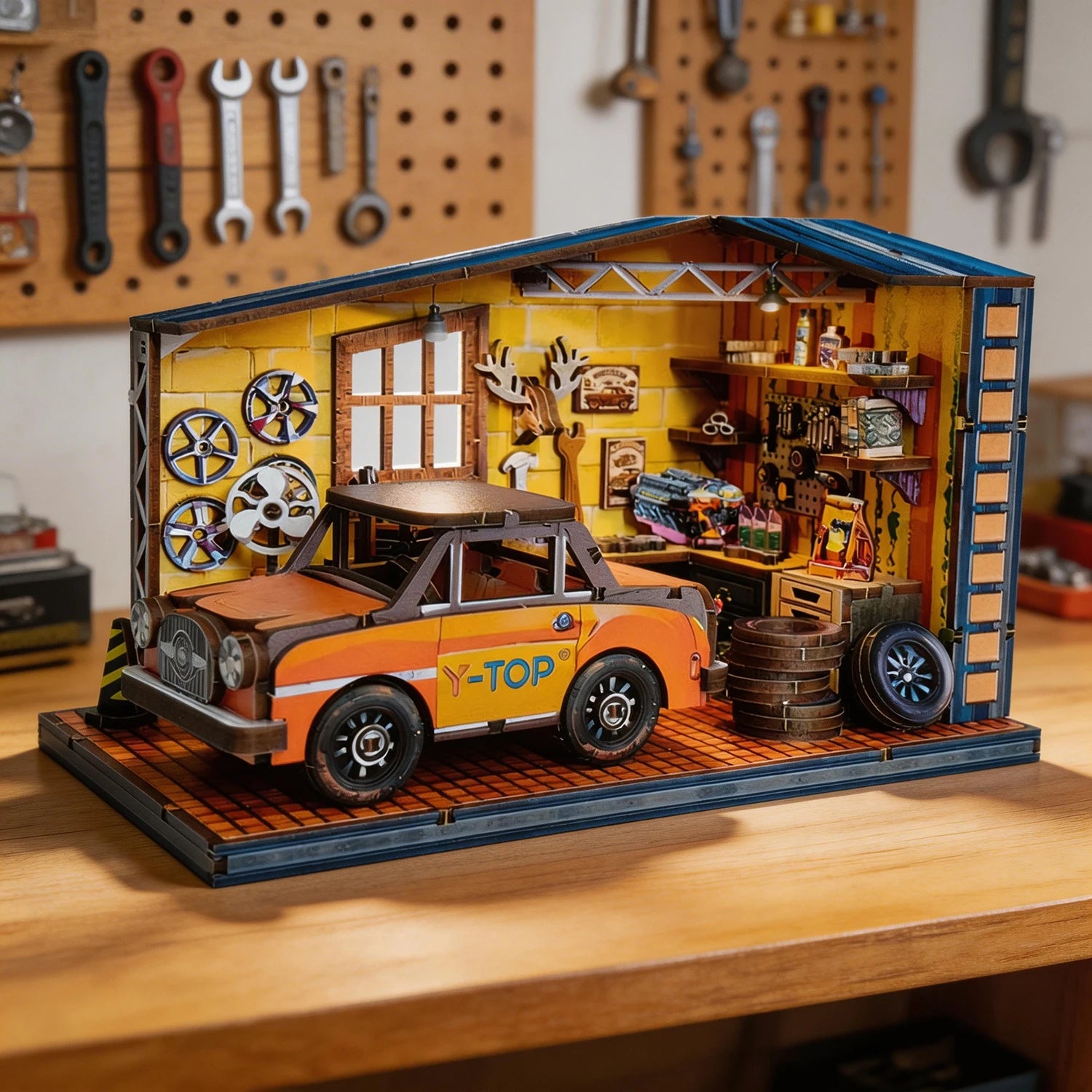Dreamride Auto Workshop - Mianiature House Kit - NookFan