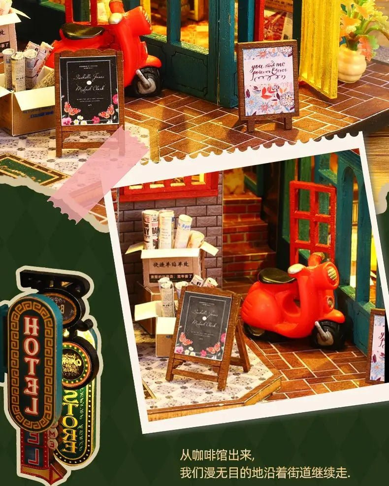 Scarborough - DIY Miniature Wooden Cabin Kit - NookFan