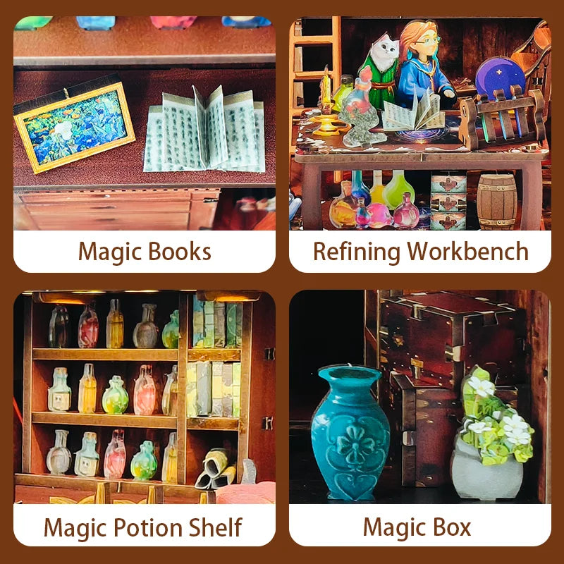 Magic Potion Lab - Mini Book Nook Kit