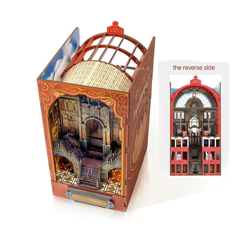 Railway Cathedral Book Nook Kit - NookFan