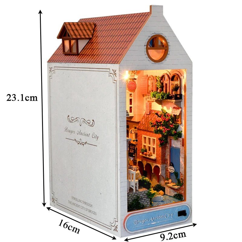 Mystic Alley Ancient City - DIY Book Nook Kit - NookFan