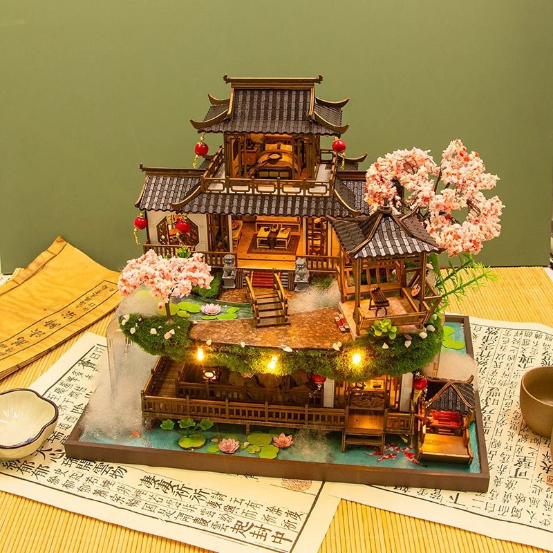 Cherry Blossom Villa DIY Miniature Kit - NookFan