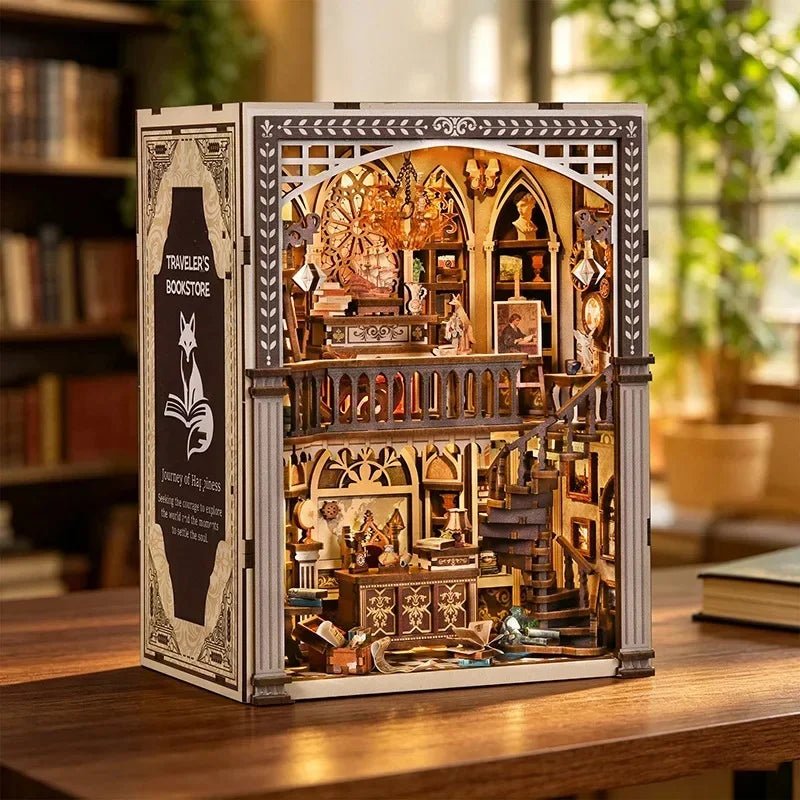 Traveler's Bookstore DIY Book Nook Kit - NookFan