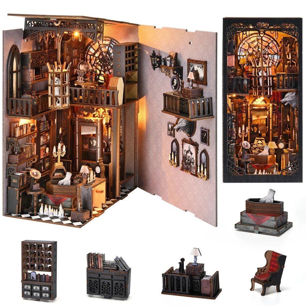 Dark Family Book Nook Kit - NookFan