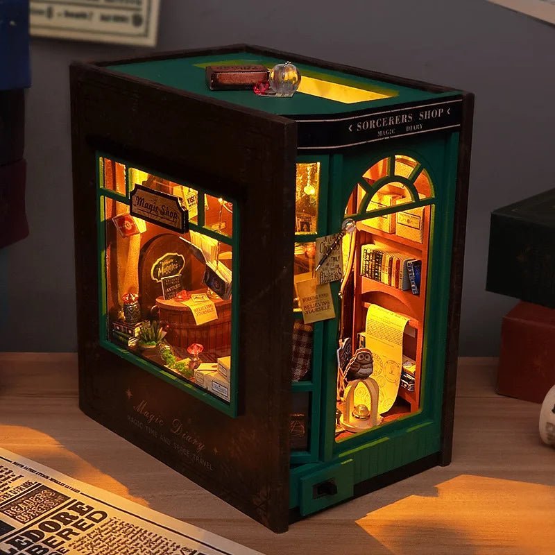 Sorcerer's Alley - DIY Book Nook Kit - NookFan