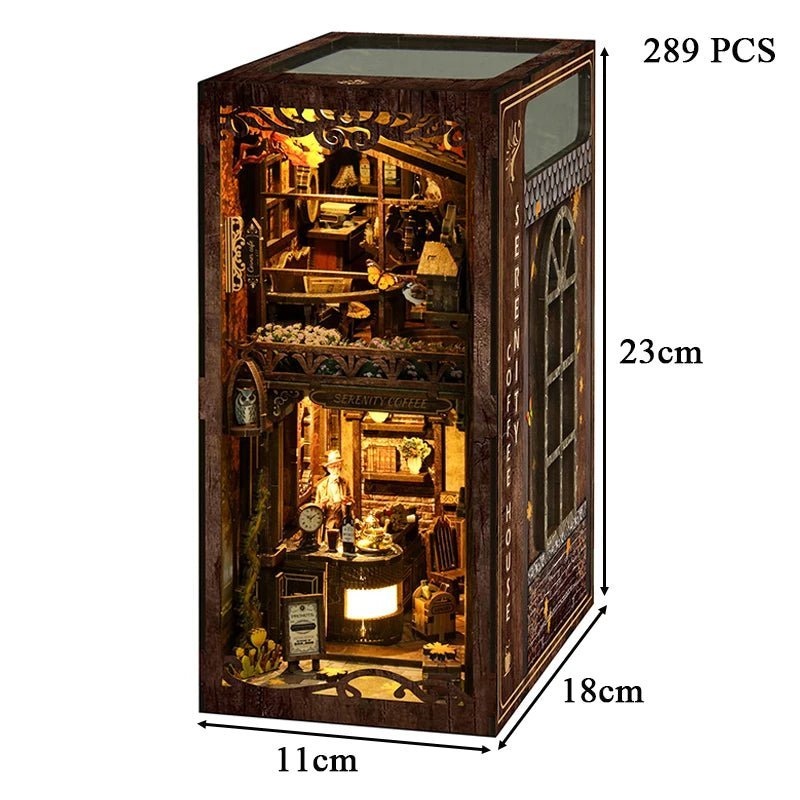 Serenity Coffee House - DIY Book Nook Kit - NookFan
