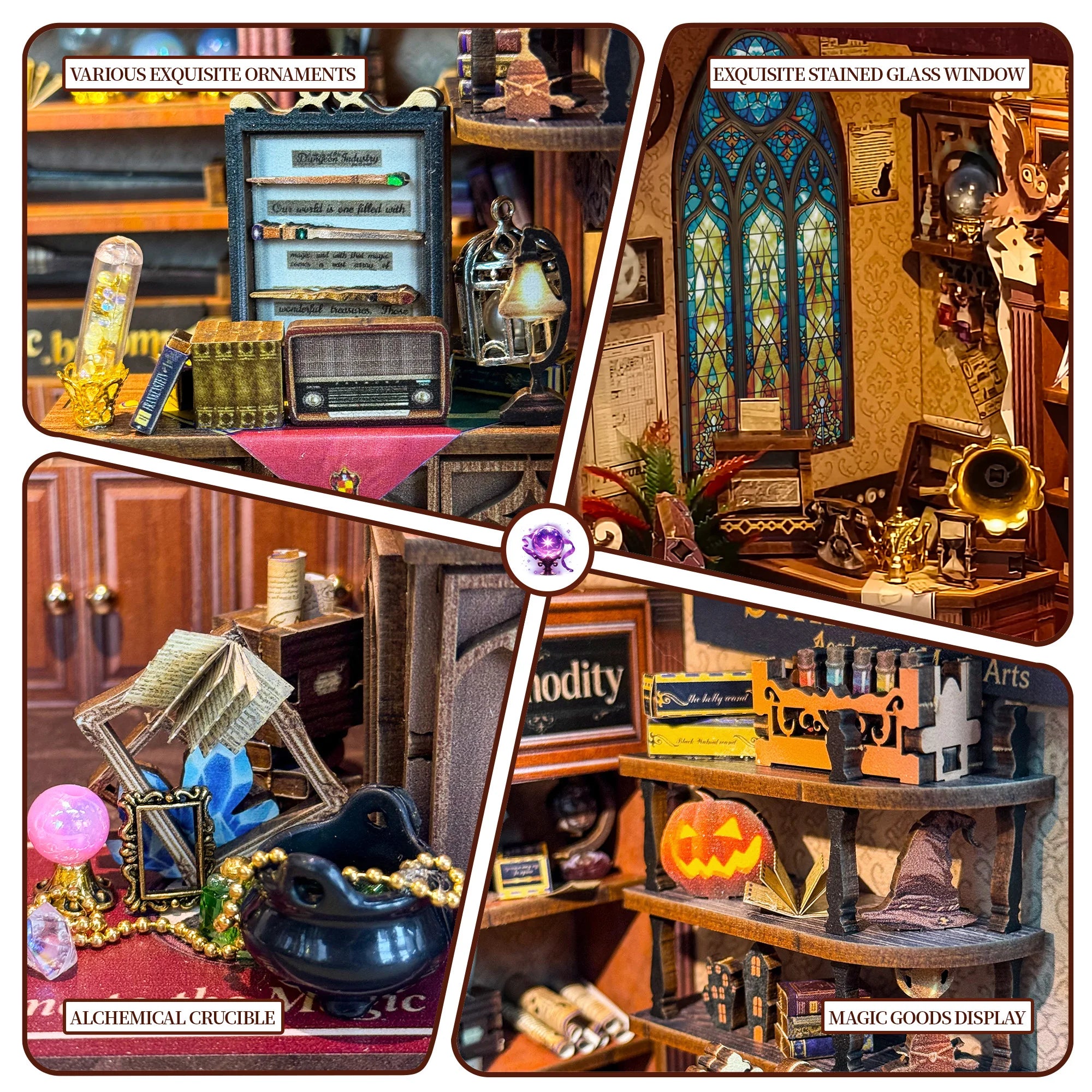 Magic Boutique House - DIY Book nook Kit - NookFan