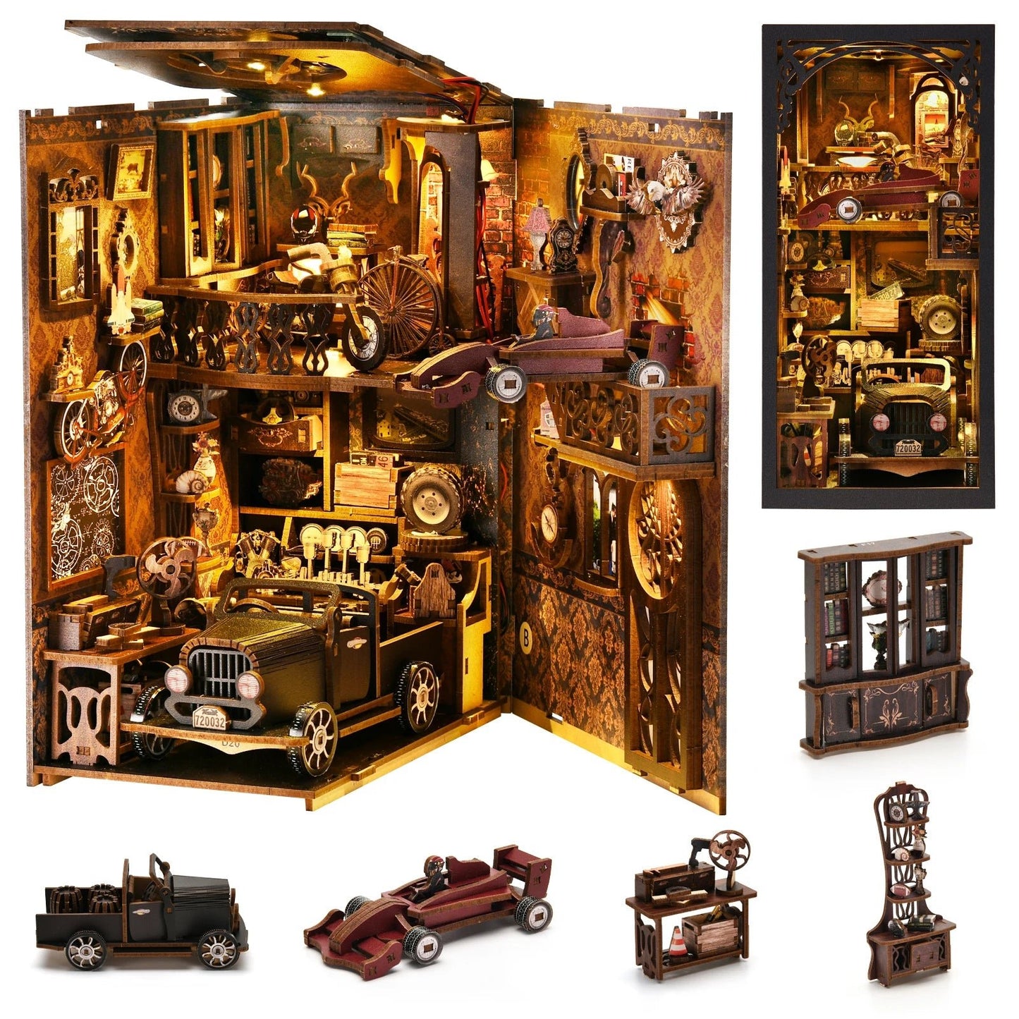 Classic Cruiser Book Nook Kit - TryNooki