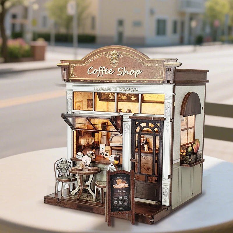 Cozy Cafe Haven - DIY Miniature Coffee Shop Kit - NookFan