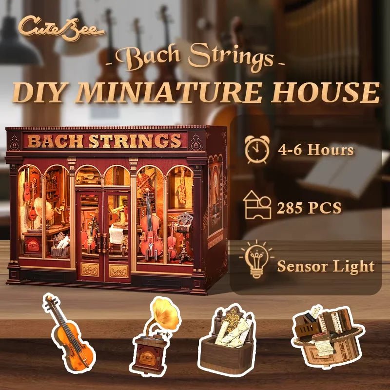 Bach Strings - Book Nook Kit - TryNooki