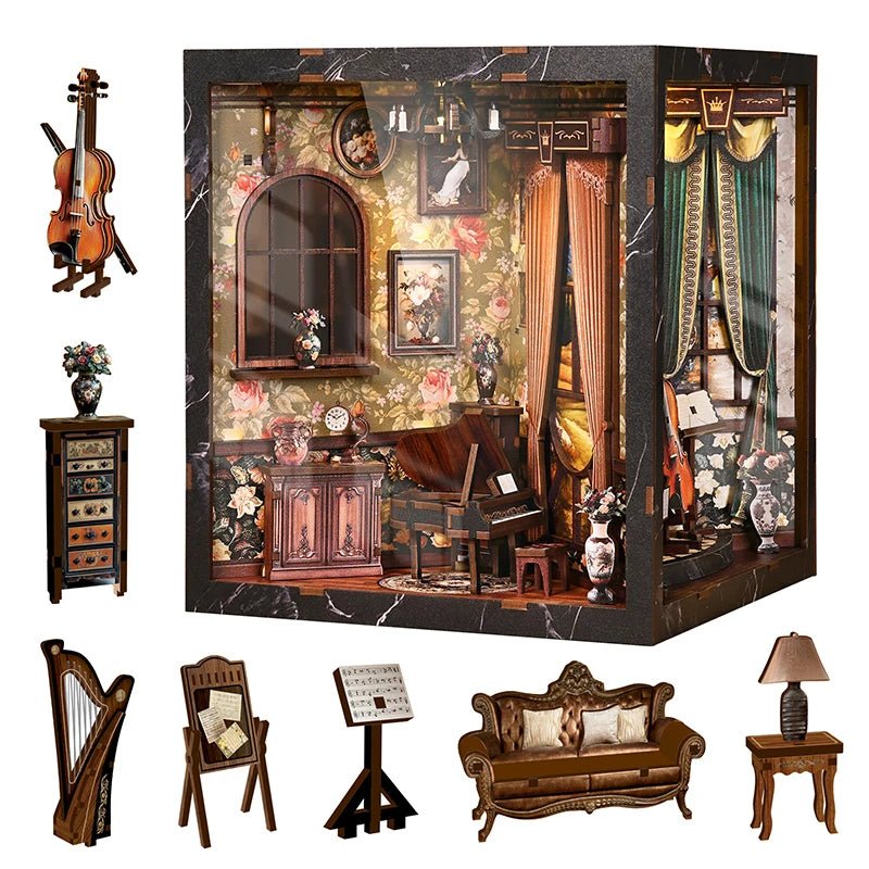 European Melody - Book nook Kit - NookFan