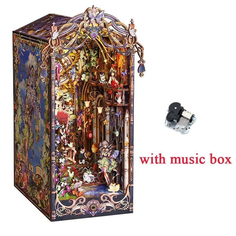 Fairy Tale Elf Castle Book Nook - NookFan