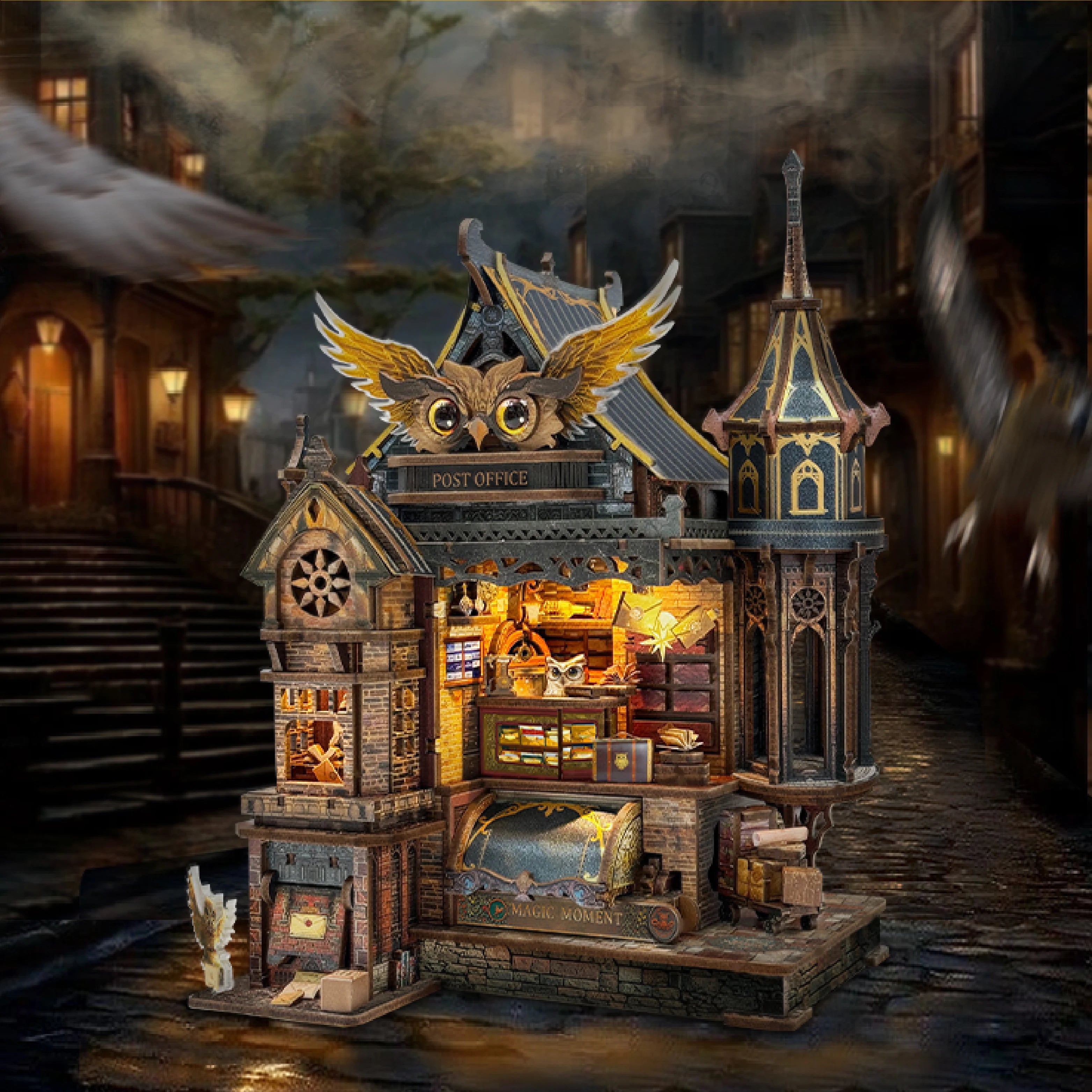 Owl Post Office - DIY Miniature World - NookFan