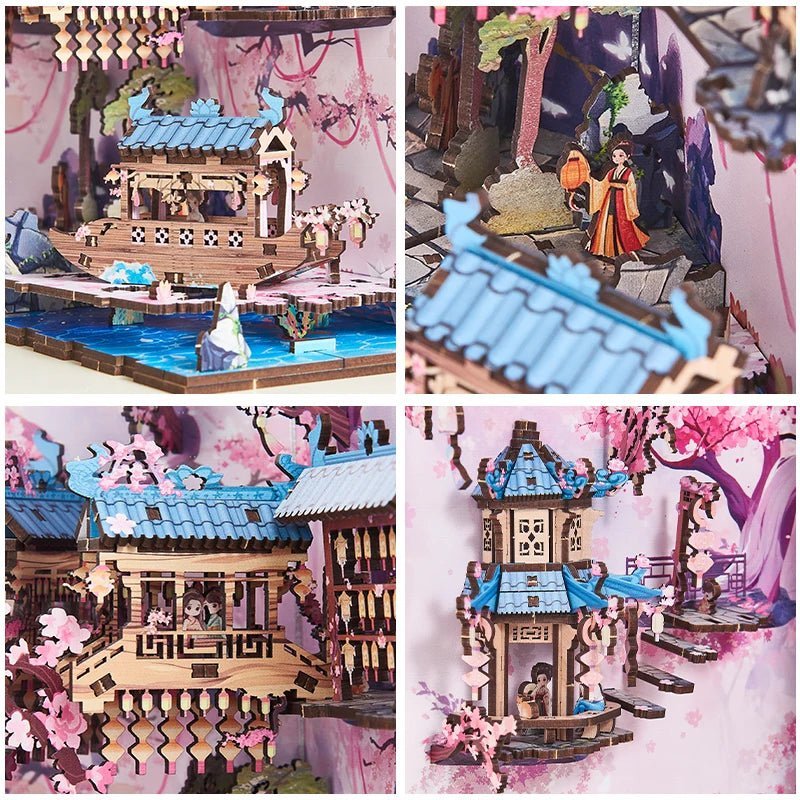 Sakura Spring Book Nook Kit - NookFan