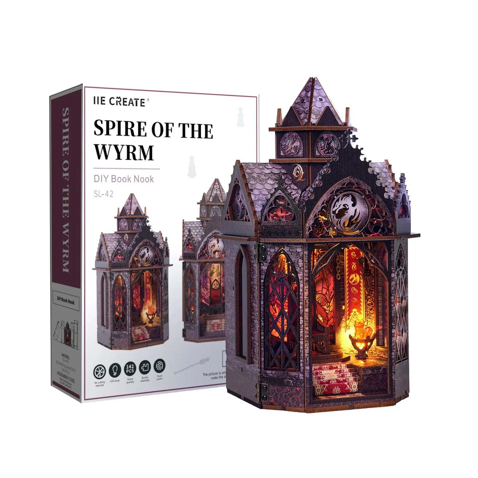 Spire Of The Wyrm - DIY Miniature World Kit - NookFan