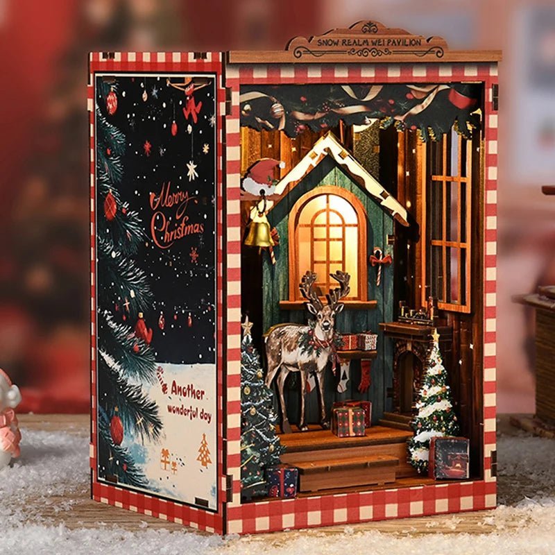Snow Realm Pavilion - DIY Book Nook Kit - NookFan