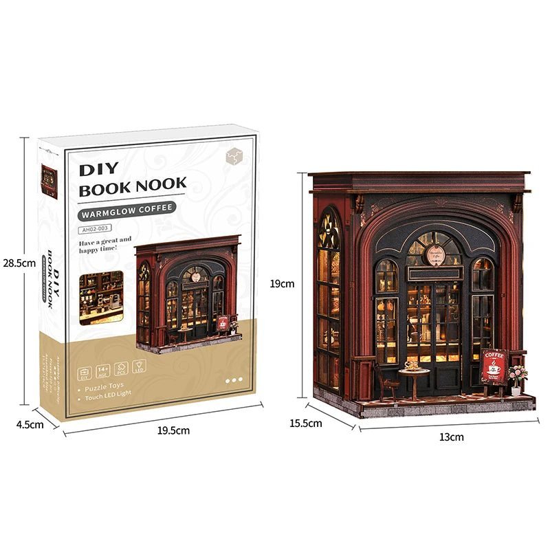Warmglow Coffee Book Nook - NookFan