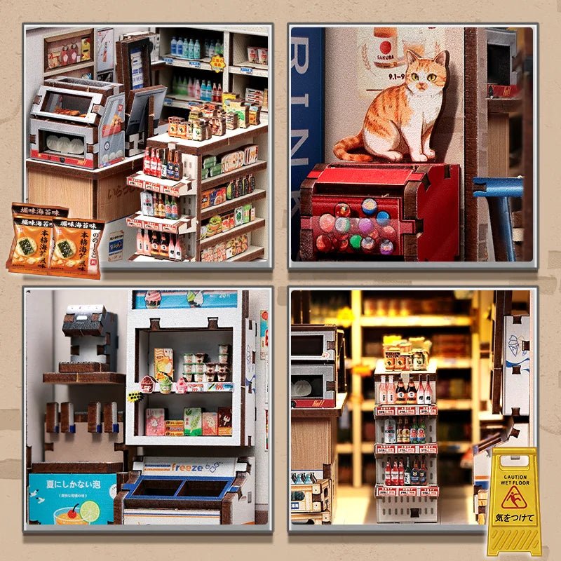 Beika - cho Convenience Store - DIY Miniature House Kit - TryNooki