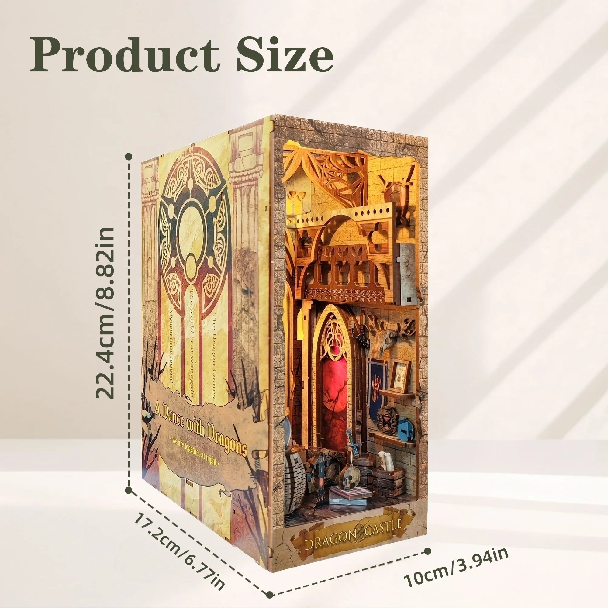 Dragon Castle - DIY Book Nook Kit - NookFan