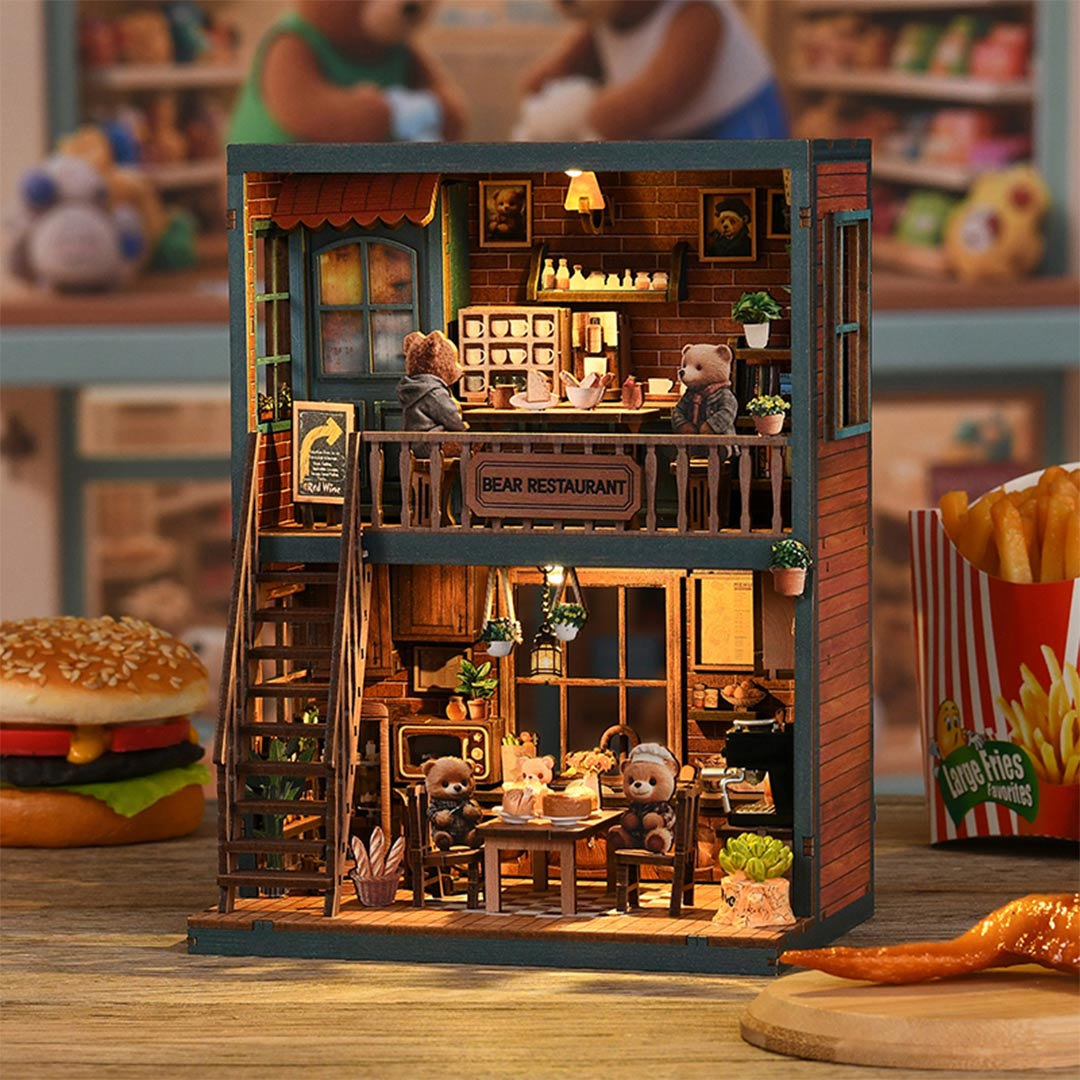 Bear Restaurant - DIY Miniature House