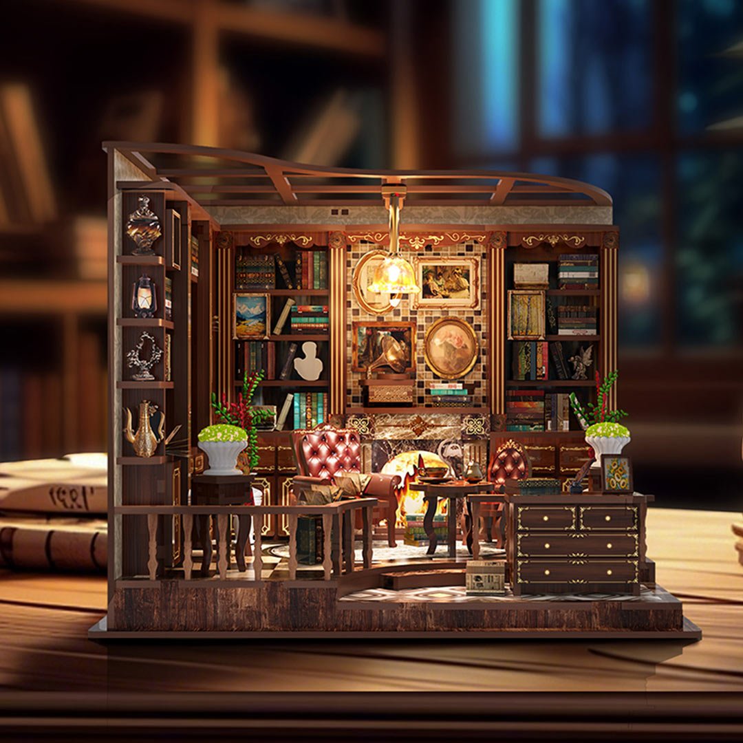 Study Room - DIY Miniature World Kit - NookFan